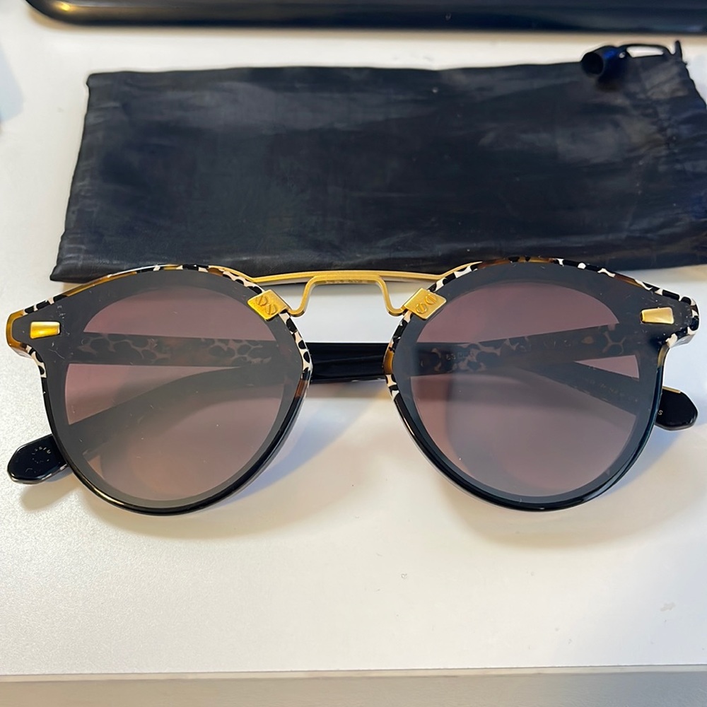 KREWE - STL NYLON | Memphis to Black 24K sunglasses